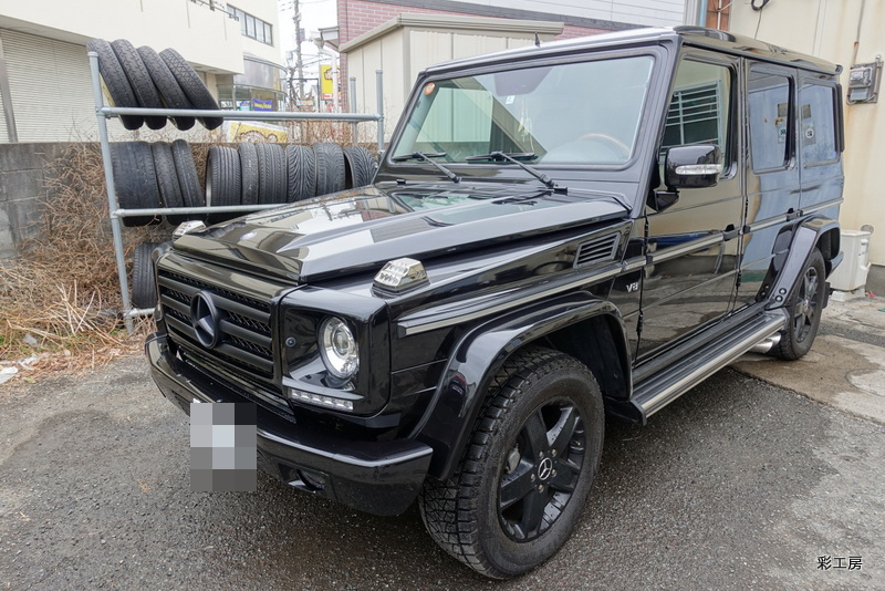 メルセデス ゲレンデ G500L(W463)　天井張替え（横浜市神奈川区S様）