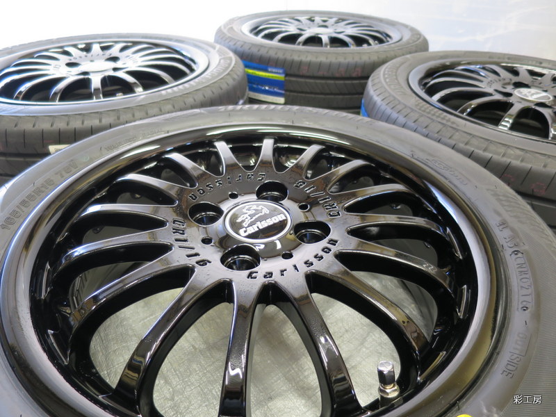 カールソン(Carlsson)のホイールをパウダーコート(粉体塗装)でカラーチェンジ