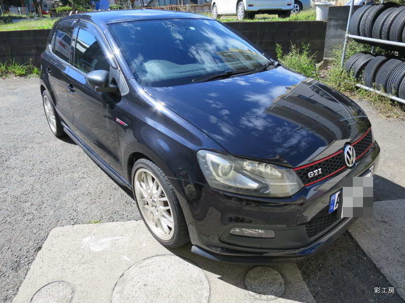 ポロGTI ヘッドライトリペア（黄ばみ・くすみ取り）